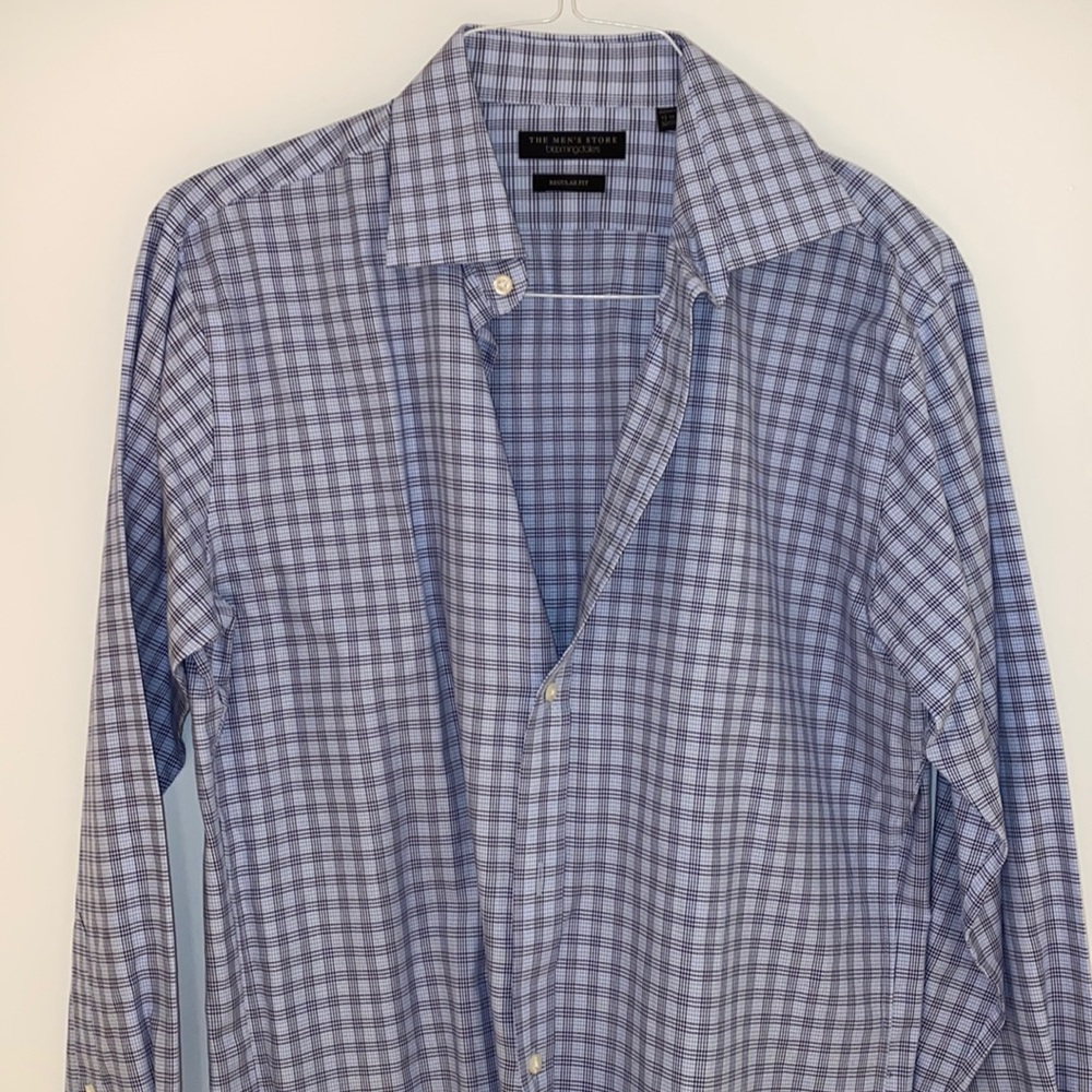 Bloomingdale’s Men’s Plaid Button Down